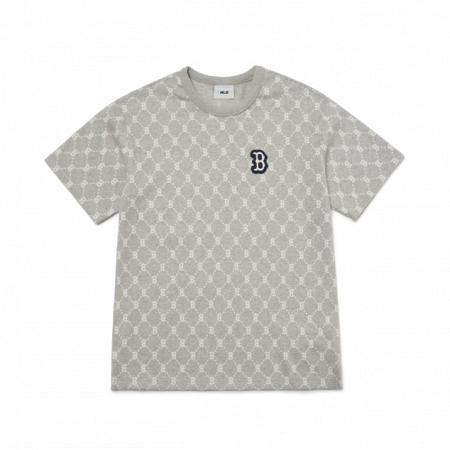 Áo phông MLB Diamond Monogram Short Sleeve T-shirt Boston Red Sox 3ATSM3023-43MGS