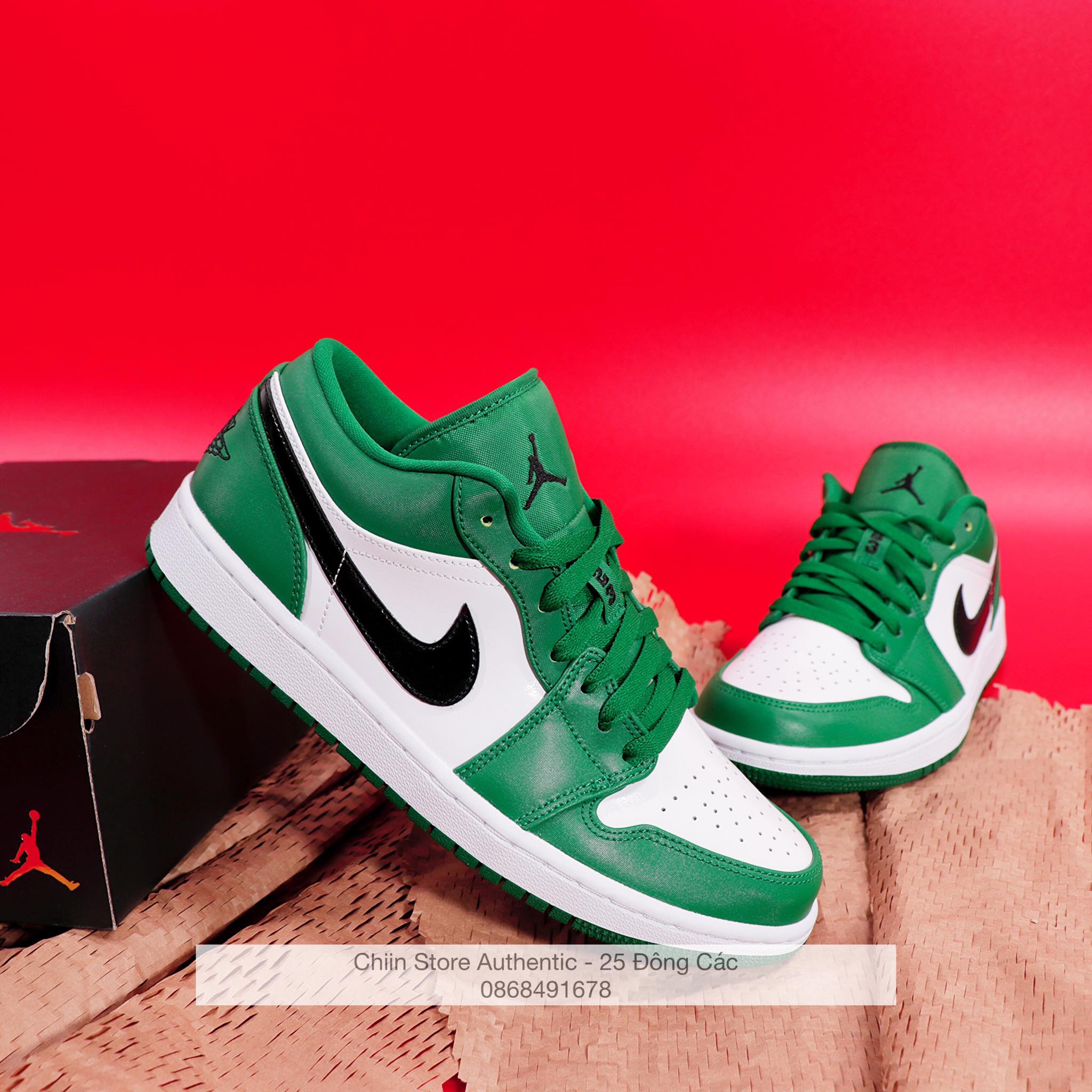 Giày Nike Jordan 1 Low 'Pine Green' 553558-301