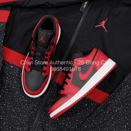 Giày Nike Air Jordan 1 Low 'Reverse Bred' 553558-606   