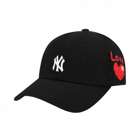 Mũ MLB Heart Side Logo Unstructured Ball Cap New York Yankees 32CPUA111-50L