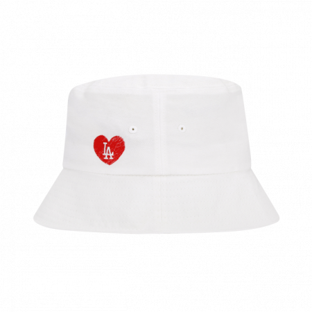 Mũ MLB Heart Side Logo Overfit Bucket Hat LA Dodgers 32CPH9111-07I