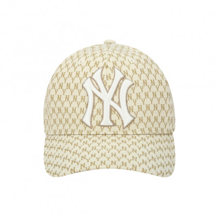 Mũ MLB Monogram Structure Ball Cap New York Yankees 32CPFB011-50B