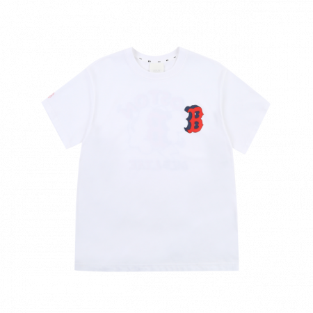 Áo phông MLB LIKE Popcorn Overfit Short Sleeve T-shirt Boston Red Sox 31TSP1131-43W
