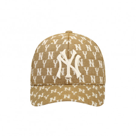 Mũ MLB Monogram Jacquard Structure Ball Cap New York Yankees 32CPFE111-50B