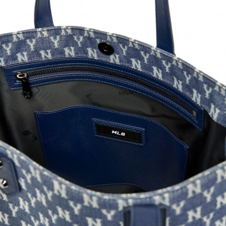 mlb jacquard monogram cross bag