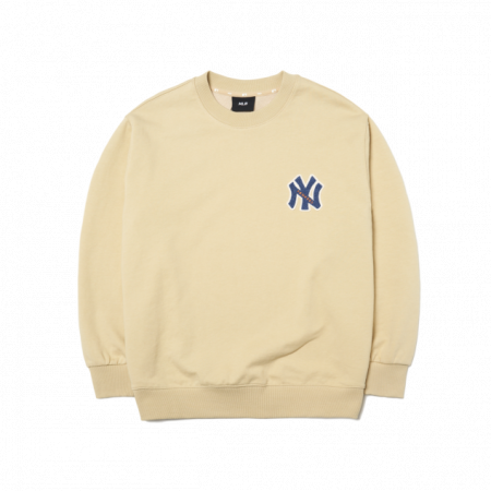 Áo nỉ MLB Logo Basic Applique Overfit Sweatshirt New York Yankees 3AMTB0214-50BGS