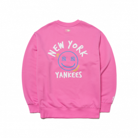 Áo nỉ MLB LIKE Smile Overfit Sweatshirt New York Yankees 3AMTL0514-50PKD