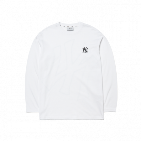 Áo nỉ MLB Basic Megalogo Long Sleeve T-shirt New York Yankees 3ATSL0314-50WHS