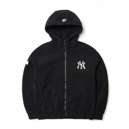 Áo hoodie MLB Basic Hooded Bonding Fleece Jumper New York Yankees 3AJPF3516-50BKS
