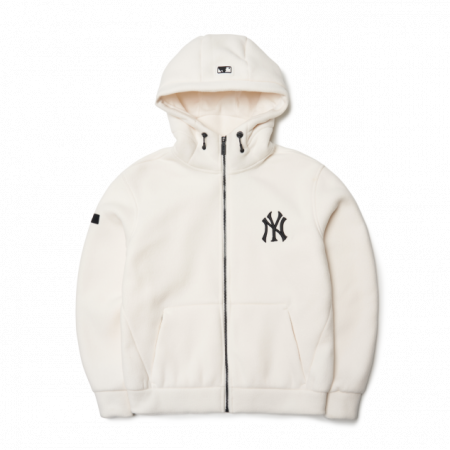 Áo hoodie MLB Basic Hooded Bonding Fleece Jumper New York Yankees 3AJPF3516-50IVS