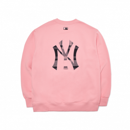 Áo nỉ MLB Check Bag Big Logo Overfit Sweatshirt New York Yankees 3AMTC0114-50PKS