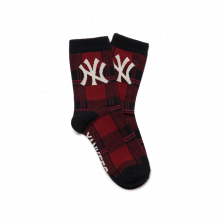 Tất MLB Check Socks New York Yankees 3ASOM0516-50RDD