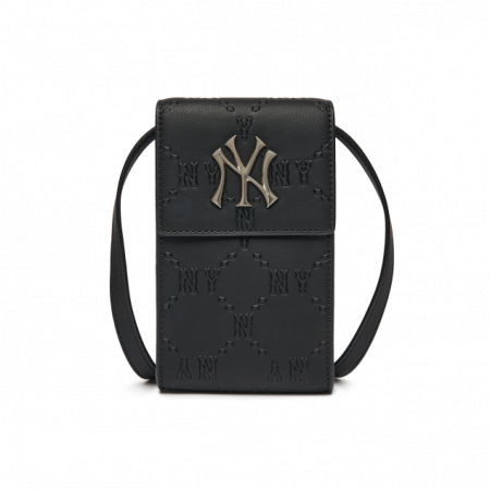 Túi MLB Monogram Diamond Embo Cell Phone Cross Bag New York Yankees 3ACRH041N-50BKS