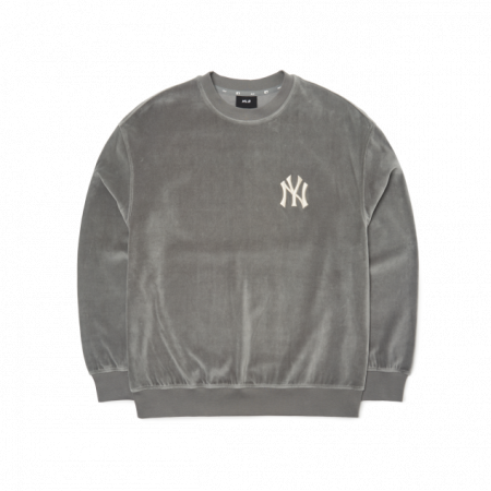 Áo MLB Velvet Mega Overfit Sweatshirt (Setup) New York Yankees 3AMT00314-50GRD