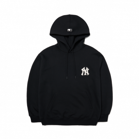 Áo hoodie MLB Basic Big Logo Wapen Overfit Hoodie New York Yankees 3AHDB0214-50BKS