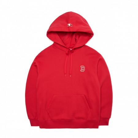 Áo hoodie MLB Basic Bag Big Logo Brushed Mega Overfit Hoodie Boston Red Sox 3AHDB5116-43RDS
