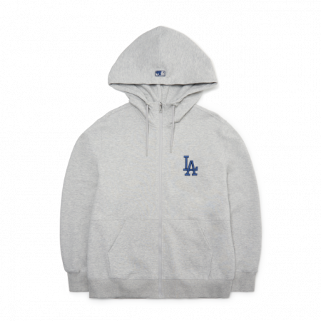 Áo hoodie MLB Lifestyle Basic Sports Tech Hoodies Training Zip Up LA Dodgers 3ATRB0121-07MGS