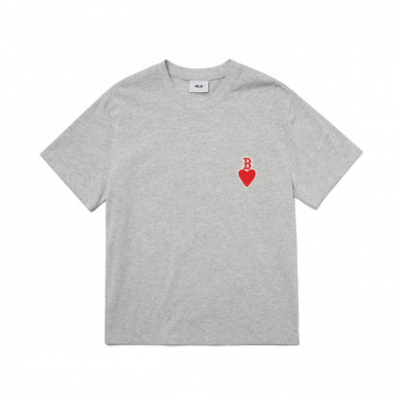 Áo phông MLB Heart Small Logo Comfortable Fit Short Sleeve T-shirt Boston Red Sox 3ATSH1023-43MGS