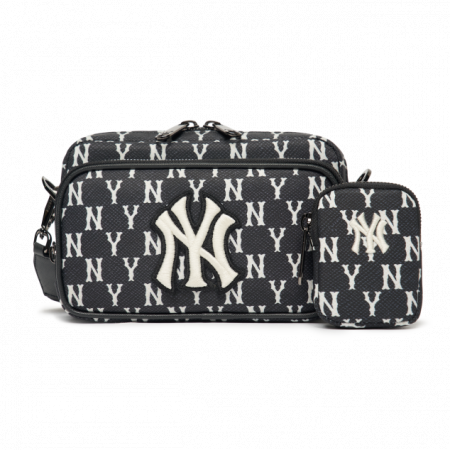 Túi MLB Monogram Mini Crossbody Bag New York Yankees 3ACRS012N-50BKS