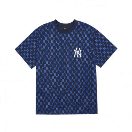 Áo phông MLB Basic Monogram Allover Short Sleeve T-shirt New York Yankees 3ATSM1023-50NYS
