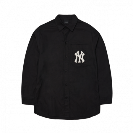 Áo sơ mi MLB Monogram Back Logo Shirt New York Yankees 3AWS03121-50BKS