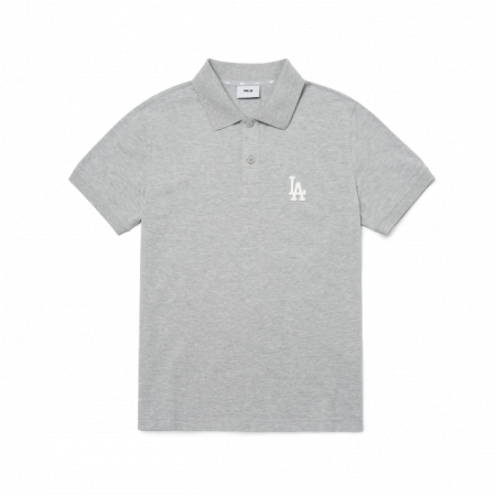 Áo polo MLB Men's Basic Slim Fit Collar T-shirt LA Dodgers 3LPQ01023-07MGS