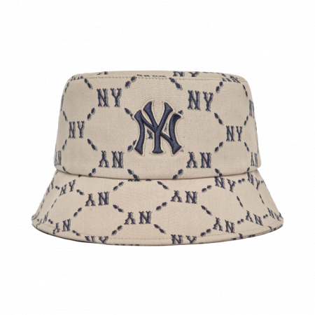 Mũ MLB Monogram Diamond Bucket Hat New York Yankees 3AHTM032N-50BGS