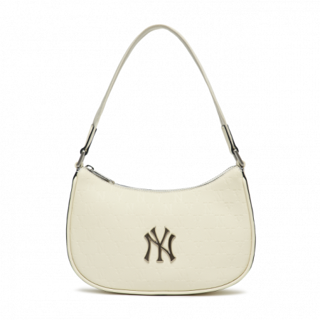 Túi MLB Monogram Embossed Hobo Bag New York Yankees 3ABQS022N-50CRS