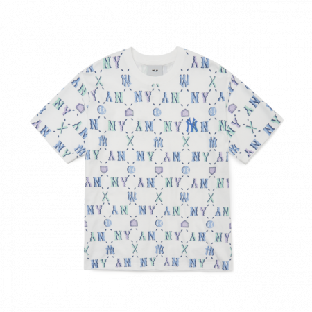 Áo phông MLB Summer Color Monogram Short Sleeve T-shirt New York Yankees 3ATSM5023-50WHS