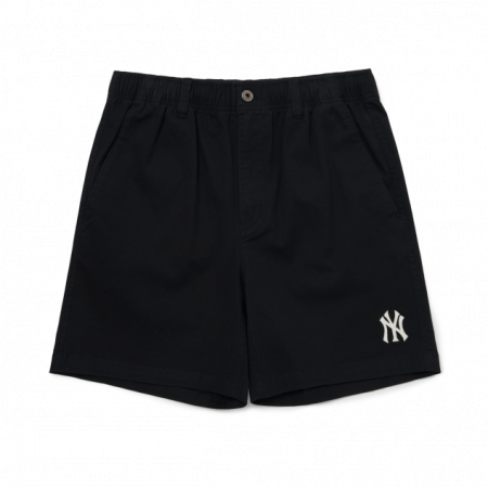 Quần MLB Basic Small Logo Cotton Woven Shorts (7.5) New York Yankees 3ASMB0123-50BKS