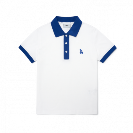 Áo phông MLB Women's Basic Slim Fit Collar T-shirt (Setup) LA Dodgers 3FPQ03023-07BLD