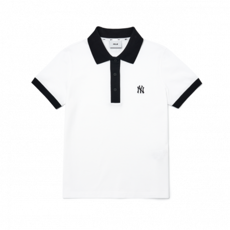 Áo phông Mlb Women's Basic Slim Fit Collar T-Shirt (Setup) New York Yankees 3FPQ03023-50WHS