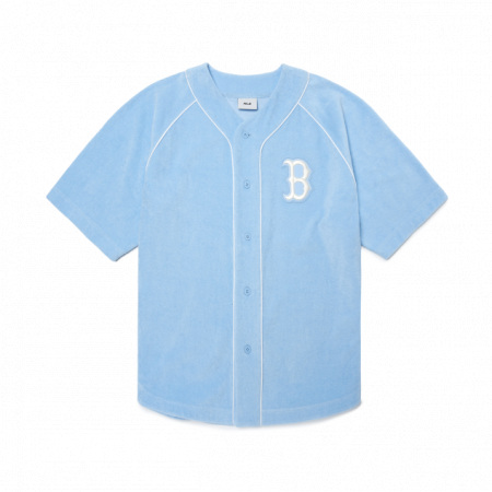 Áo phông MLB Basic Terry Overfit Baseball Shirt Boston Red Sox 3ABS60123-43BLL
