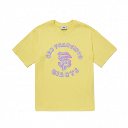 Áo phông MLB Basic Fluorescent Maca Overfit Short Sleeve T-shirt San Francisco Giants 3ATS63023-14YEL