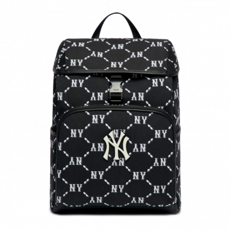 Balo MLB Monogram Diamond Jacquard Backpack New York Yankees 3ABKM022N-50BKS
