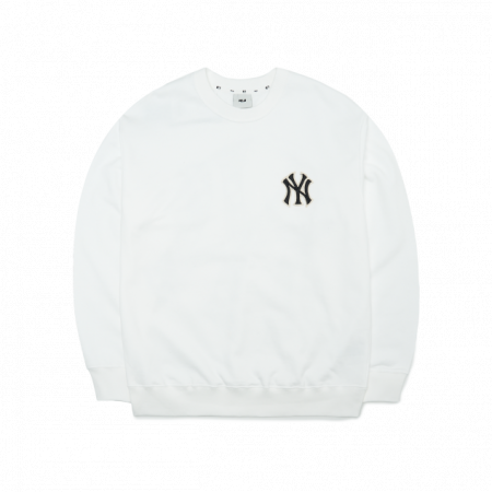 Áo MLB Checkerboard Big Logo Overfit Sweatshirt New York Yankees 3AMTO0226-50WHS