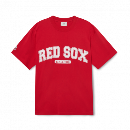Áo phông MLB Varsity Logo Overfit Short Sleeve T-Shirt Boston Red Sox 3ATSV0633-43RDL