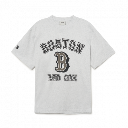 Áo phông MLB Varsity Overfit Short Sleeve T-Shirt Boston Red Sox 3ATSV0233-43MGL
