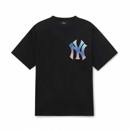 Áo phông MLB Basic Big Logo Short Sleeve T-Shirt New York Yankees 3ATSB0333-50BKS