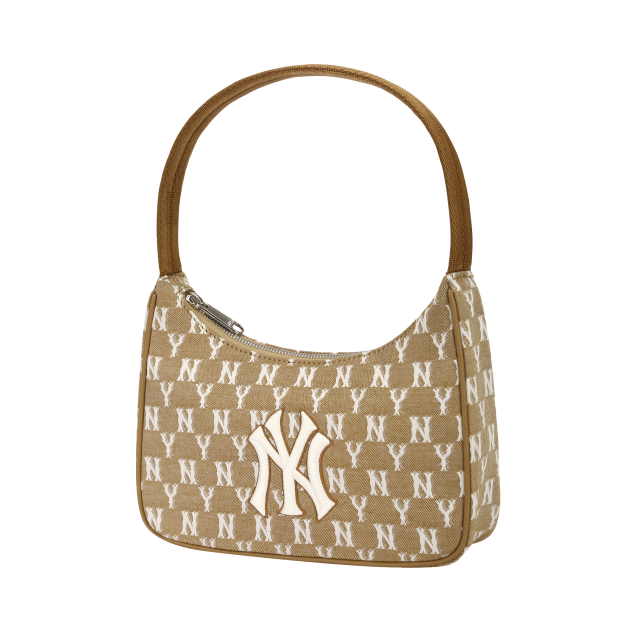 Túi Xách MLB Monogram Tote Bag NY 3AORM012N50BKS Màu Đen   Authenticshopvn Thời trang chính hãng