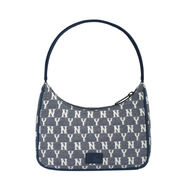 Túi MLB Monogram Jacquard Hobo Bag New York Yankees 32BG33111-50B