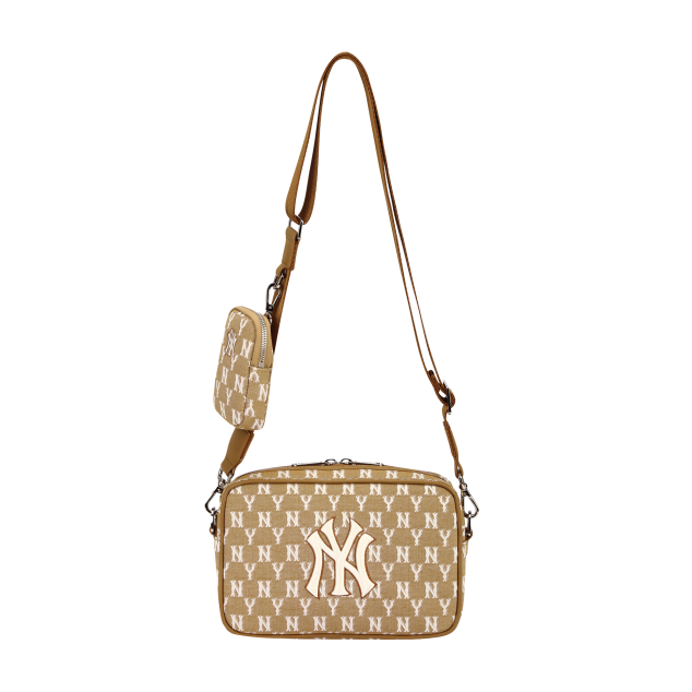 Túi MLB Monogram Jacquard Cross Bag New York Yankees 32BGDC111-50B