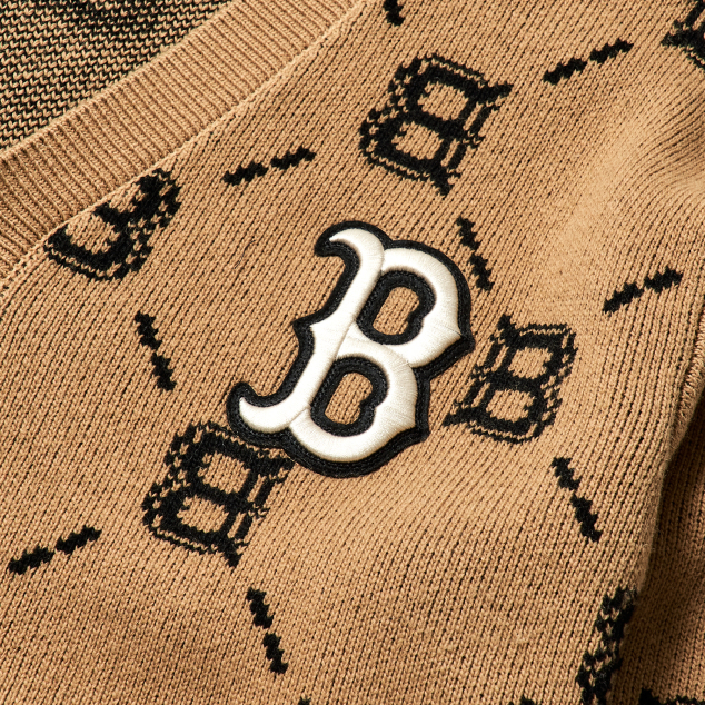 Áo len Cardigan NY MLB monogram len dày dặn cực xinh b11  Shopee Việt Nam