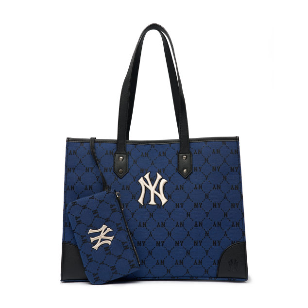 Túi MLB Monogram Diamond Jacquard Shopper Bag New York Yankees