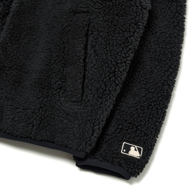 Áo khoác lông MLB Basic Stand Neck Mega Logo Soft Dumble Fleece 