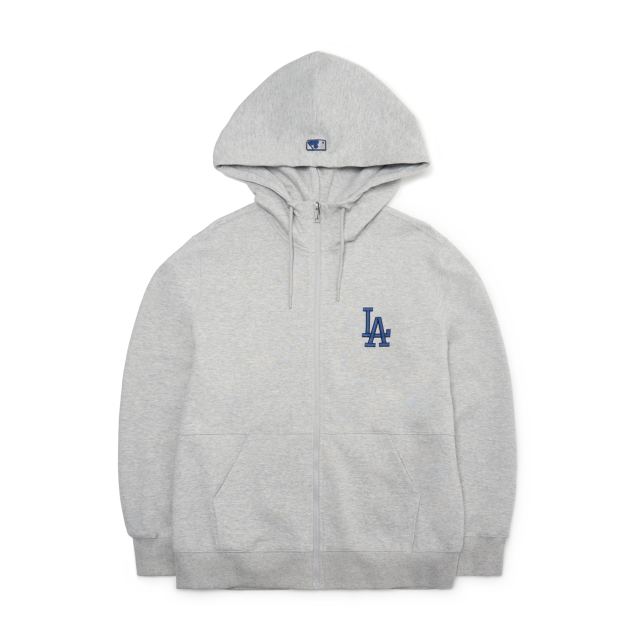 Áo hoodie MLB Lifestyle Basic Sports Tech Hoodies Training Zip Up LA Dodgers  3ATRB012107MGS