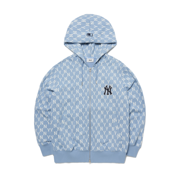 Hoodies and sweatshirts New EraNew York Yankees MLB League Essential FullZip  Hoodie Navy  Footshop