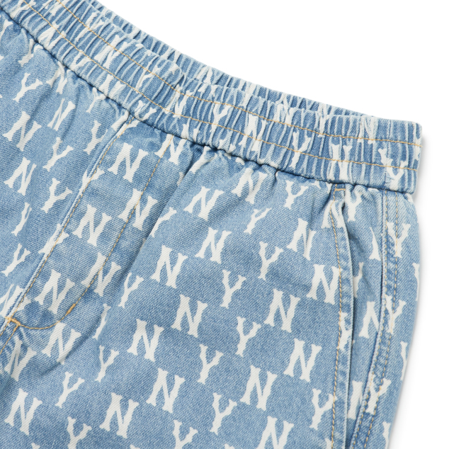 Toby Authentic - M.L.B - Monogram Denim Short Pants