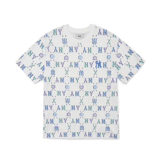 Áo phông MLB Summer Color Monogram Short Sleeve T-shirt New York 