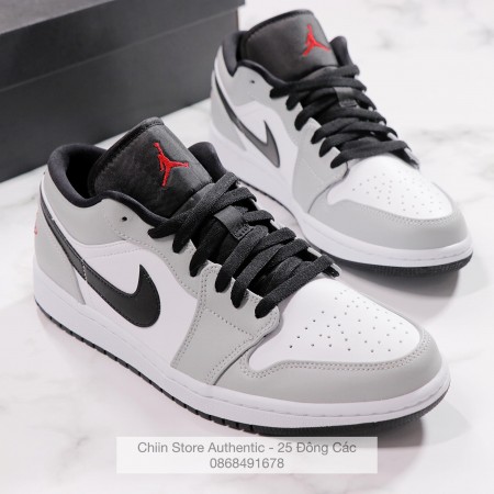 Giày Nike Air Jordan 1 Low Light Smoke Grey 553558-030